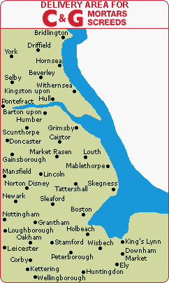 Delivery Area For C & G Mortars Screeds